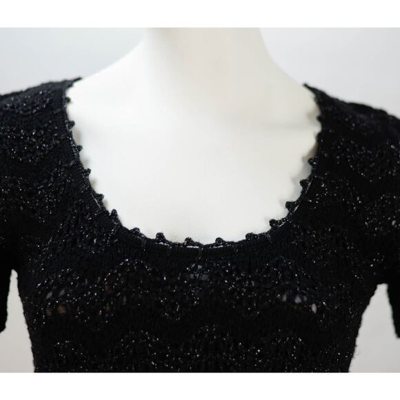 Paul & Joe Paris Black Bodycon Knit Dress Fr. 36, US 4 - Picture 2 of 6